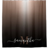 Rideaux De Douche Huile d'or rose (Devant)