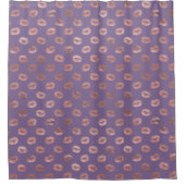 Rideaux De Douche Huile d'or Rose glamour et lèvres de lavande (Devant)