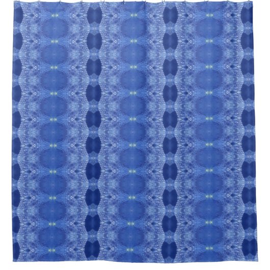 Rideaux De Douche Hy Blue Ikat 7 (Devant)