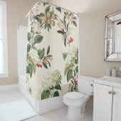 Rideaux De Douche Hydrangea exotique hortensia clair (En situation)