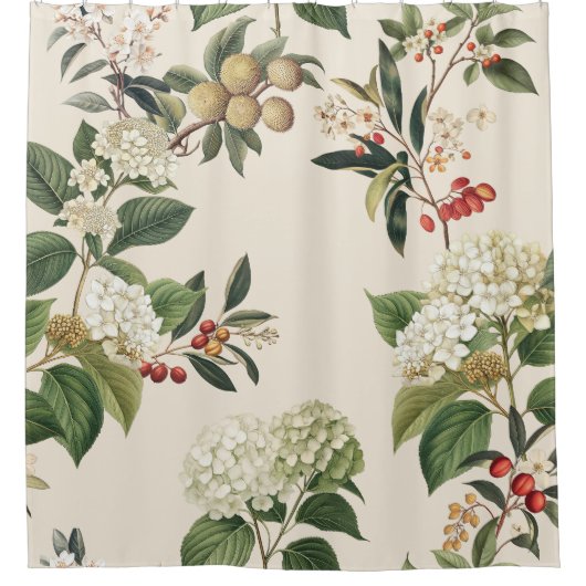 Rideaux De Douche Hydrangea exotique hortensia clair (Devant)