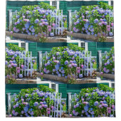 Rideaux De Douche Hydrangeas En Bord De Mer (Devant)