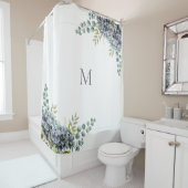 Rideaux De Douche Hydrangée pourrie Eucalyptus (En situation)