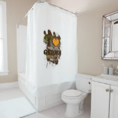 Rideaux De Douche I Heart Gators (En situation)