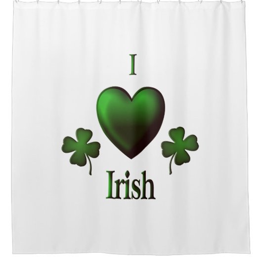 Rideaux De Douche I Heart Irish (Devant)