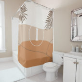 Rideaux De Douche I - Lettre Monogramme initiale I Conception abstra (En situation)