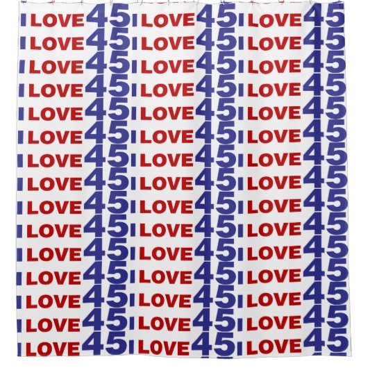 Rideaux De Douche I Love 45 (Devant)