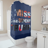 Rideaux De Douche I Miss Président Trump (En situation)