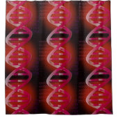 Rideaux De Douche ID d'ADN rouge (Devant)