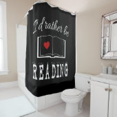 Rideaux De Douche I'd rather be reading (En situation)