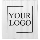 Rideaux De Douche Idée personnalisée du Mariage Ajouter un logo (Devant)