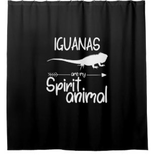 Rideaux De Douche Iguanas Sont Mon Esprit Animal Cadeau Hommes Femme