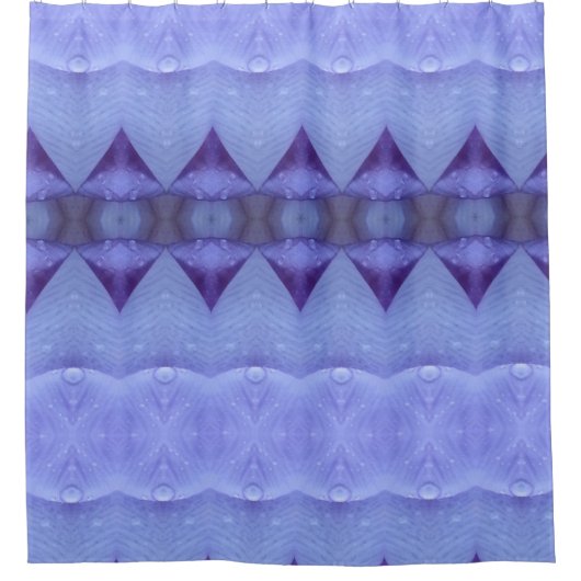 Rideaux De Douche Ikat de diamant pourpre (Devant)