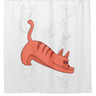Rideaux De Douche Il est temps d'étirer la couverture Duvet