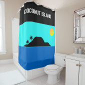 Rideaux De Douche Île de cocotier (En situation)