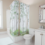 Rideaux De Douche Illustration aquarelle-Forêt de fées. Enfants i (En situation)