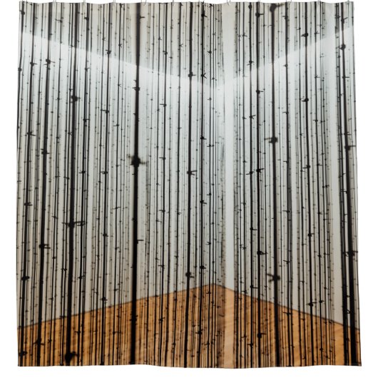 Rideaux De Douche Illustration Brown et noire (Devant)