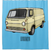 Rideaux De Douche Illustration classique de van (Devant)