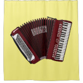 Rideaux De Douche Illustration d'accordion (Devant)