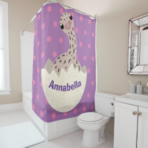 Rideaux De Douche Illustration d'autruche pour bébé à couver mignon