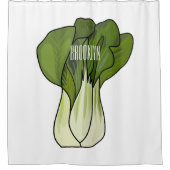 Rideaux De Douche Illustration de Bok choy (Devant)