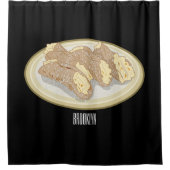 Rideaux De Douche Illustration de Cannoli (Devant)