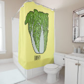 Rideaux De Douche Illustration de chou chinois (En situation)