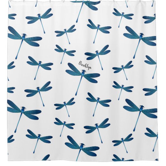 Rideaux De Douche Illustration de dragonfly (Devant)