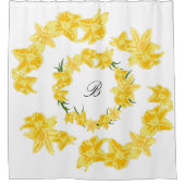 Rideaux De Douche Illustration de jonquilles (Devant)