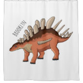Rideaux De Douche Illustration de Kentrosaurus (Devant)