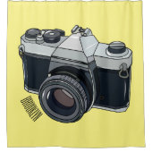 Rideaux De Douche Illustration de la caméra (Devant)