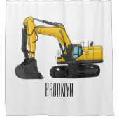 Rideaux De Douche Illustration de la pelle Crawler (Devant)