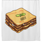 Rideaux De Douche Illustration de Lasagna (Devant)