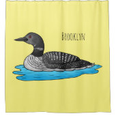 Rideaux De Douche Illustration de Loon bird (Devant)