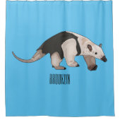 Rideaux De Douche Illustration de Tamandua (Devant)
