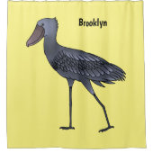 Rideaux De Douche Illustration d'oiseau de cordonnier (Devant)