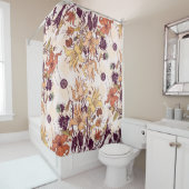 Rideaux De Douche Illustration Floral Light Raster (En situation)