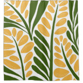 Rideaux De Douche Illustration florale (Devant)