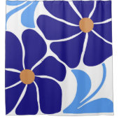 Rideaux De Douche Illustration florale (Devant)