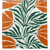 Rideaux De Douche Illustration florale (Devant)