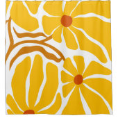 Rideaux De Douche Illustration florale (Devant)