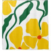 Rideaux De Douche Illustration florale (Devant)