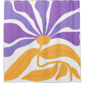 Rideaux De Douche Illustration florale (Devant)