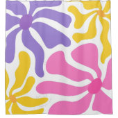 Rideaux De Douche Illustration florale (Devant)