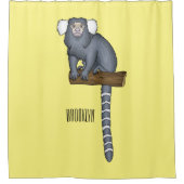 Rideaux De Douche Illustration marmoset commune (Devant)