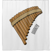 Rideaux De Douche Illustration Pan flûte / panpipes (Devant)