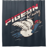 Rideaux De Douche Illustration Pigeon Racing (Devant)