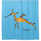 Rideaux De Douche Illustration Weedy seadragon (Devant)