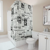 Rideaux De Douche Illustrations des journaux en première page (En situation)