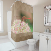Rideaux De Douche Image Dragonfly rouge (En situation)